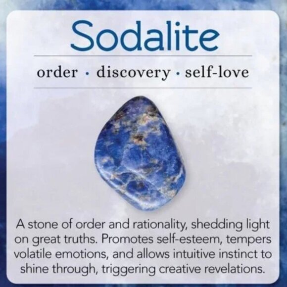 Copper Wrapped Blue Sodalite Dangle Earrings ~ Made for Jeans & Everyday Magic - Picture 10 of 13